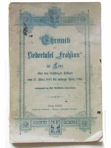 Chronik "Frohsinn" | © Österreichische Akademie der Wissenschaften,