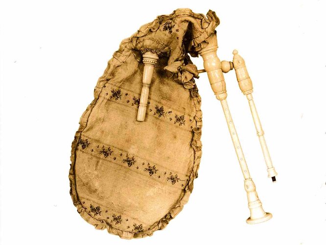 Sackpfeife | © OÖ. Landesmuseen, Musikinstrumentensammlung