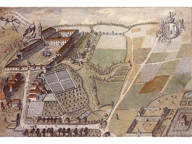 Reichersberg um 1775 | © Augustiner Chorherrenstift Reichersberg