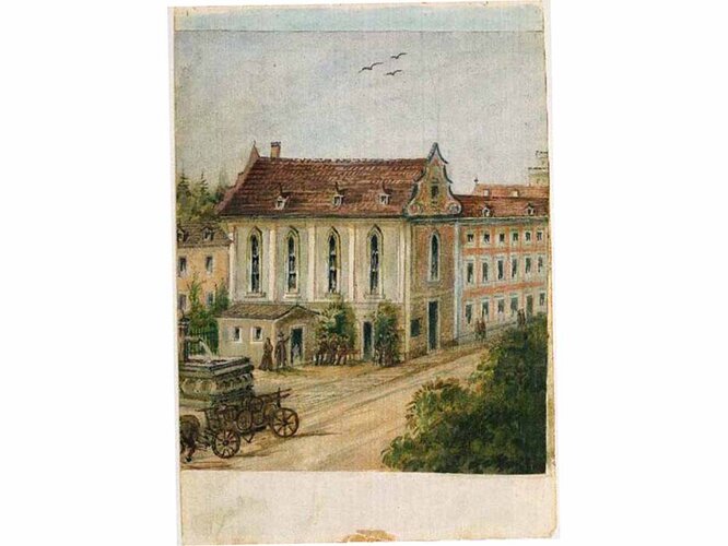 Altes Theater Steyr | © OÖ. Landesmuseen, Grafische Sammlung