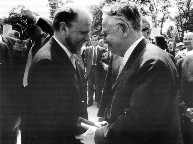 Theodor Grill und Heikki Siren