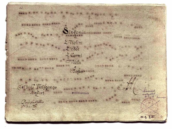 Lambacher Sinfonie | © Benediktinerstift Lambach, Musikarchiv