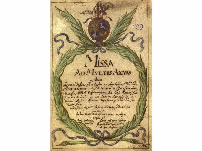 Messe von Hochreither | © Benediktinerstift Lambach, Musikarchiv