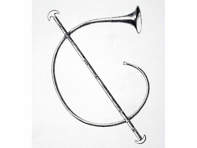 Rekonstruiertes Cornu | © Universität Innsbruck, Institut für Archäologien