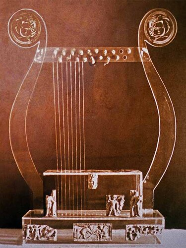 Rekonstruktierte Lyra | © Universität Innsbruck, Institut für Archäologien