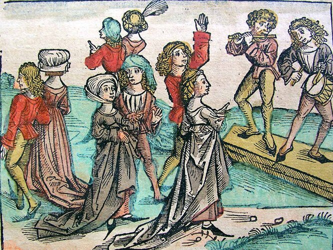 Tanzende Paare | © Public Domain