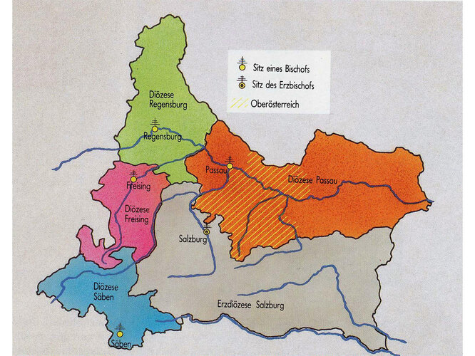 Baierische Kirchenprovinz | © Diözesanarchiv Linz