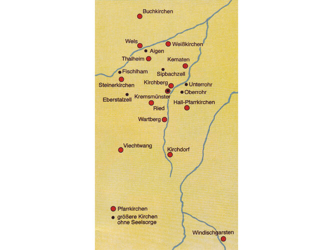 Pfarren des Stiftes Kremsmünster | © Pfaffermayr-Ebner-Zinnhobler