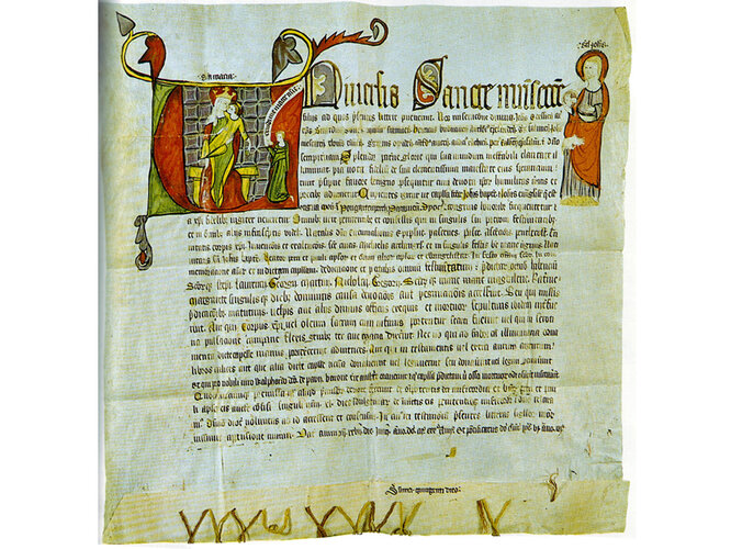 Ablassurkunde | © Diözesanarchiv Linz