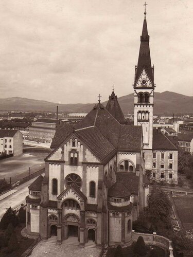 Herz-Jesu-Kirche außen | © Diözesanarchiv Linz