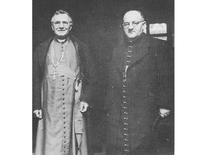 Bischöfe Gföllner und Fließer | © Diözesanarchiv Linz