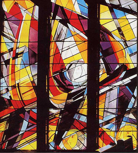 Engelfenster von Rudolf Kolbitsch | © Diözesanarchiv Linz