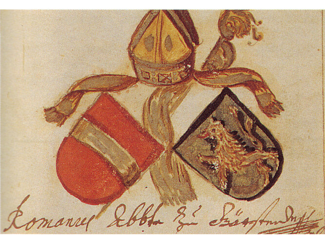 Wappen des Stiftes Garsten | © Repro: Diözesanarchiv Linz