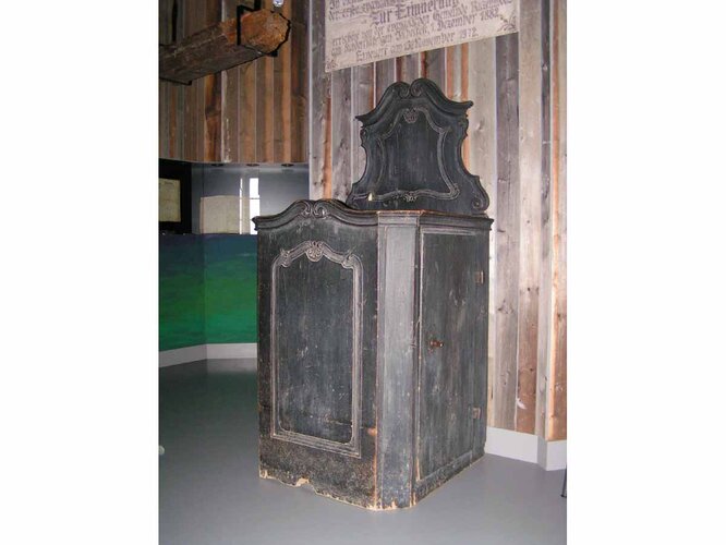 Kanzel aus Scharten | © Evangelisches Museum OÖ, Rutzenmoos