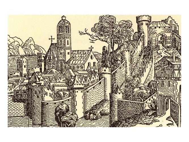 Steyr in der Schedelschen Weltchronik | © Stadtpfarre Steyr