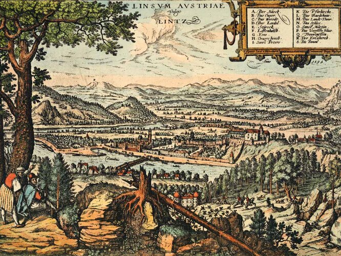 Linsum Austriae vulgo Lintz | © OÖ Landesmuseen