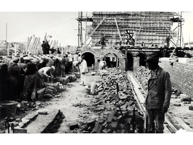 Bau der VOEST-Kokerei | © Geschichte Club VOEST