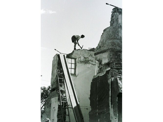 Abbruch des Azetylengaswerks in Freistadt