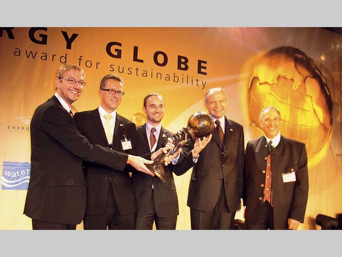 Verleihung des Energy Globe World Award | © erdgas oö. GmbH