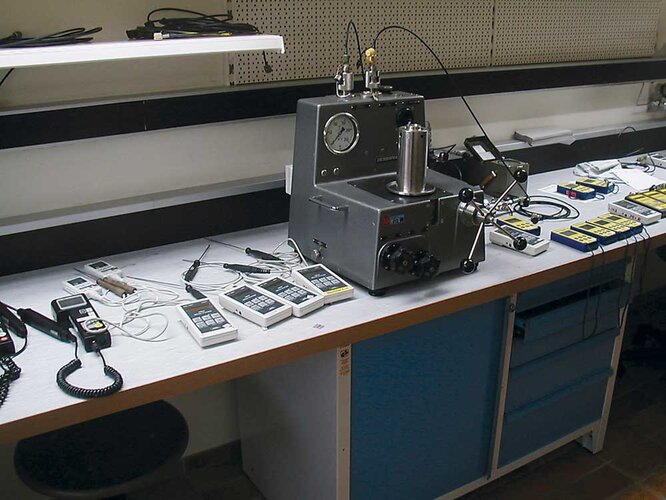 Prüfstand zur Prüfmittelkalibrierung | © OÖ. Ferngas AG 