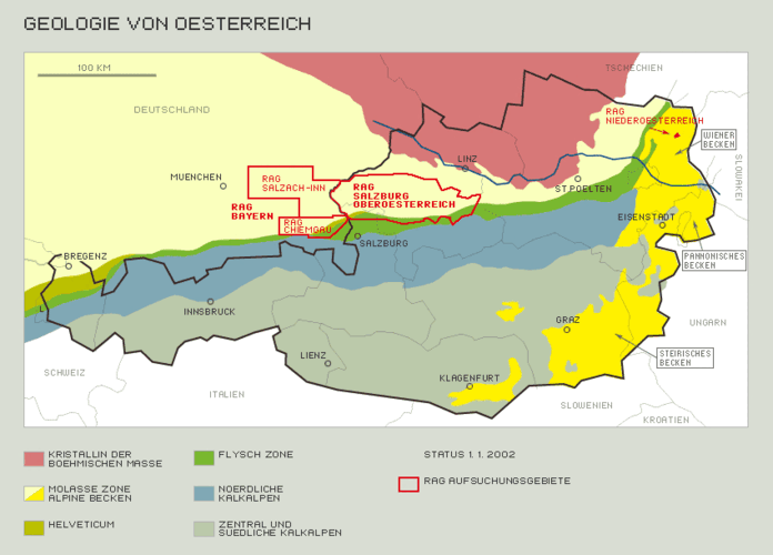 Geologie von Oberösterreich | © RAG