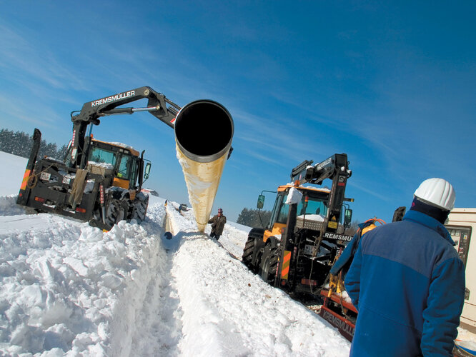 Verlegung von Rohren | © RAG