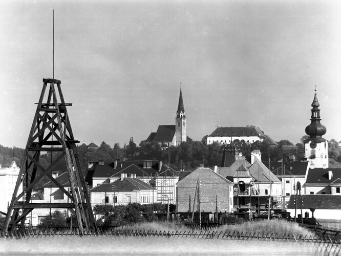 Bohrturm in Wels | © Stadtarchiv Wels