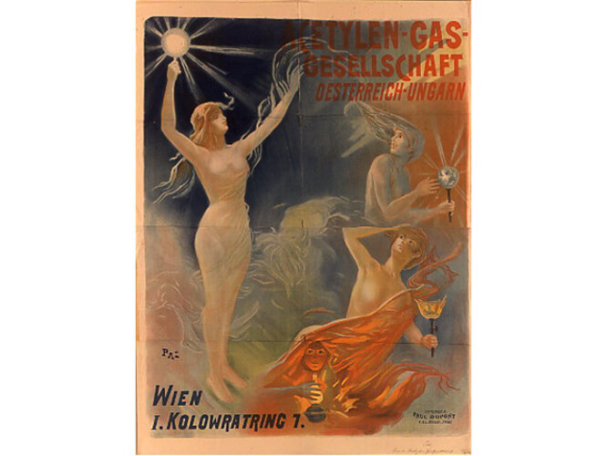 Plakat: Acetylen-Gas-Gesellschaft Österreich-Ungarn