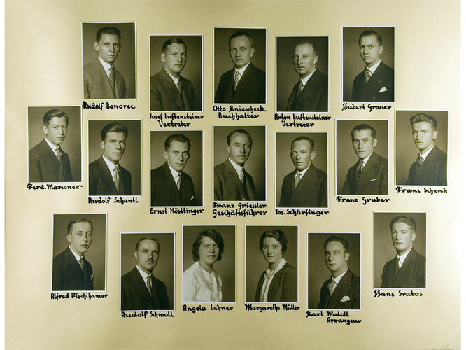 Belegschaft der Fa. Egger | © Komm.R. Willibald Egger