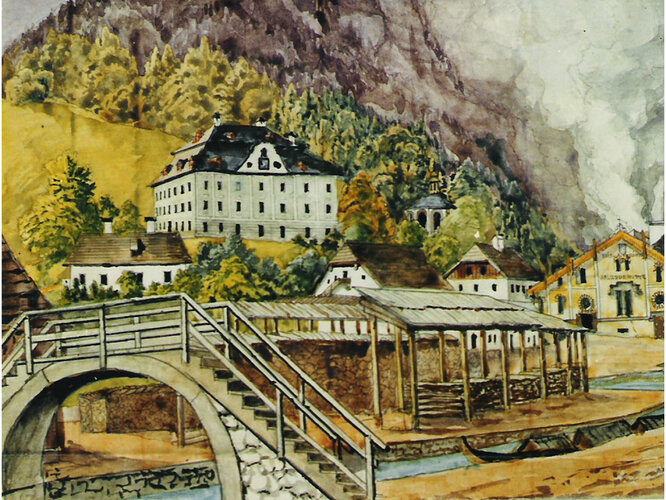 Der Salinenkanal | © Museum Hallstatt