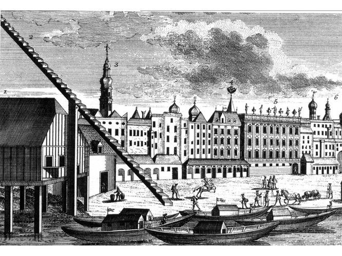 Konstruktion an der Linzer Donaulände | © Nordico - Museum der Stadt Linz