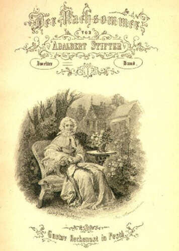 Titelblatt Nachsommer von Adalbert Stifter