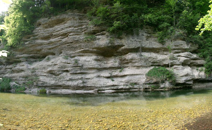 Konglomeratwand in der Teichlschlucht | © Chr. Habersack