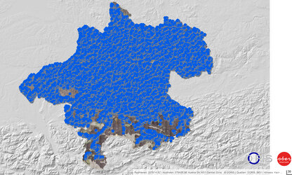 Das Projekt "Hofnamen & Häusergeschichte" konnte 2021 abgeschlossen werden: Die Daten zu den Häusern, die vor etwa 200 Jahren bestanden, sind nun aus ganz Oberösterreich vollständig abrufbar. - Screenshot.  | © DORIS