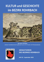 Kultur und Geschichte im Bezirk Rohrbach - Cover des 33. Bandes, 2023 | © Bezirksheimatverein Rohrbach
