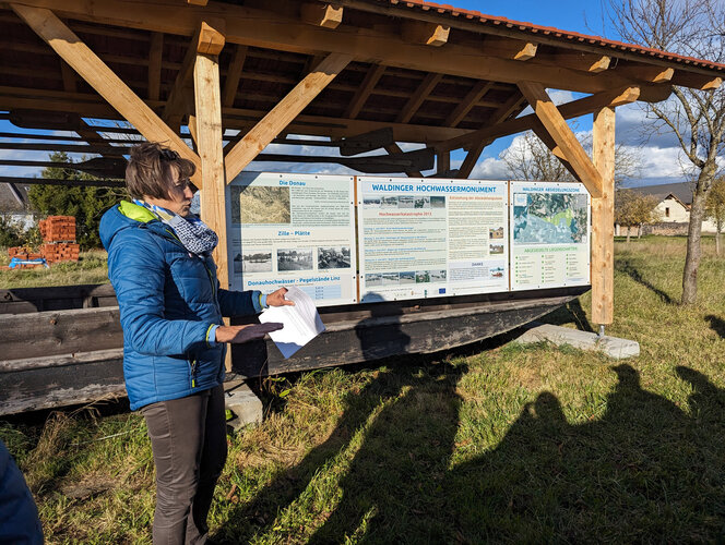 Waldinger Hochwassermonument  | © ARGE Regional- und Heimatforschung OÖ.