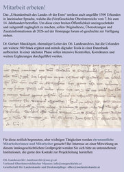 Aufruf zur Mitarbeit