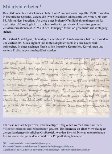 Aufruf zur Mitarbeit