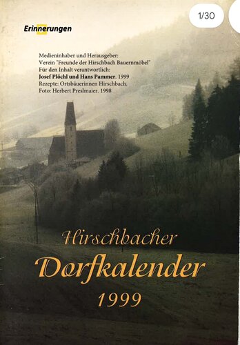 Hirschbacher Dorfkalender 1999