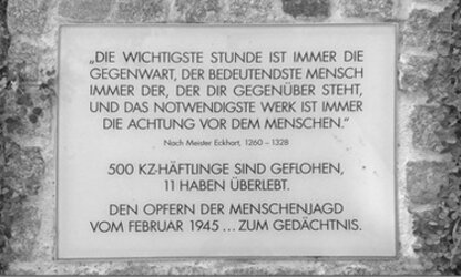 Mahnmal Muehlviertler Menschenjagd Wulf Struck