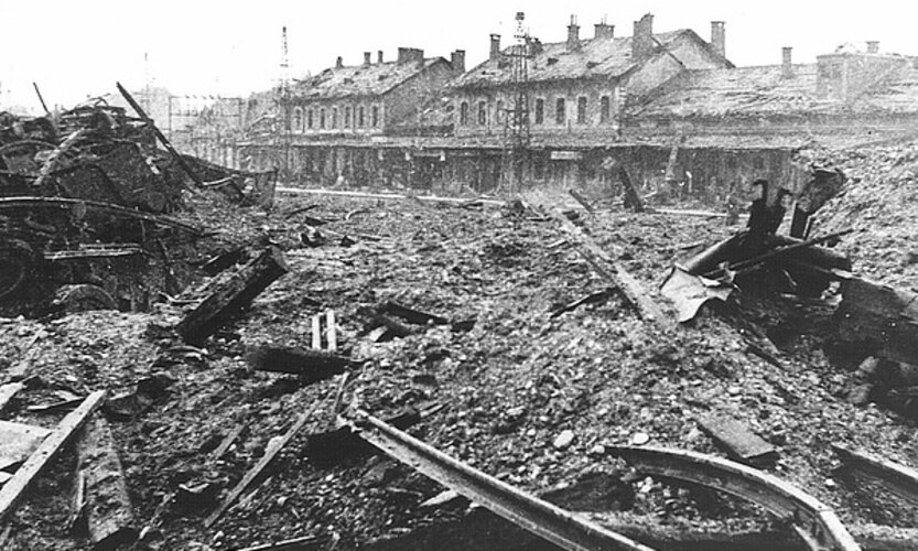 Bahnhof Attnang Puchheim April 1945