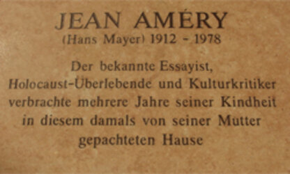 Gedenktafel Jean Amery Ischl