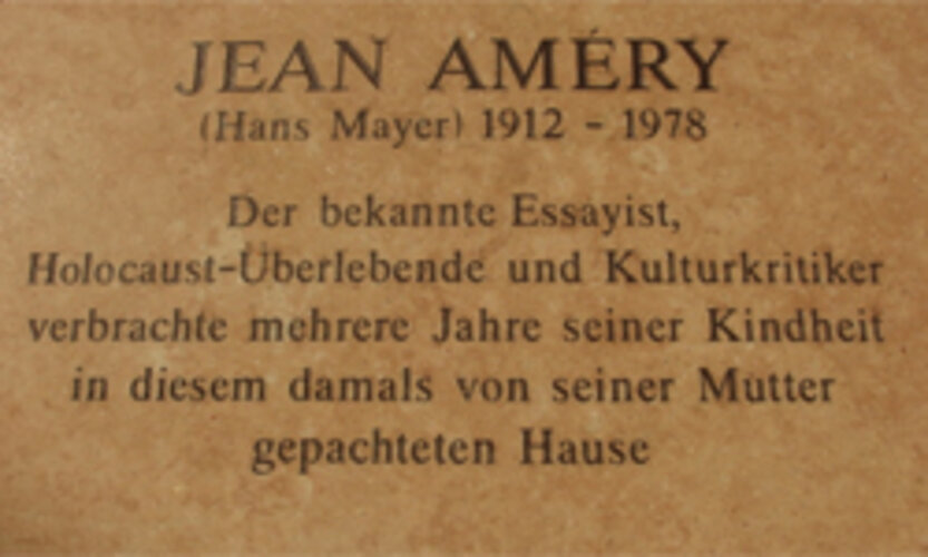 Gedenktafel Jean Amery Ischl
