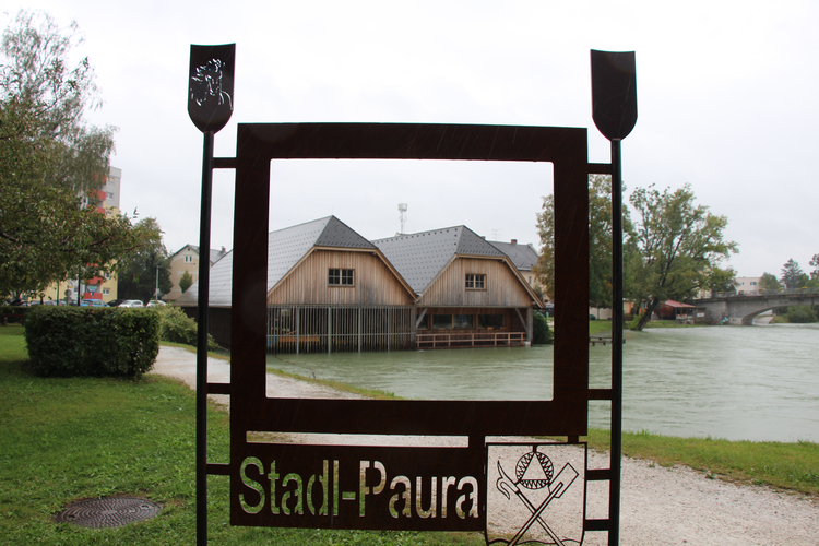 Hochwasser bei den Salzsstadeln | © Erich Wolfmayr