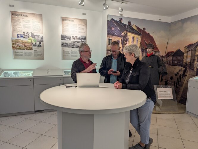 Im Stadtgeschichte-Raum | © ARGE Regional- und Heimatforschung OÖ