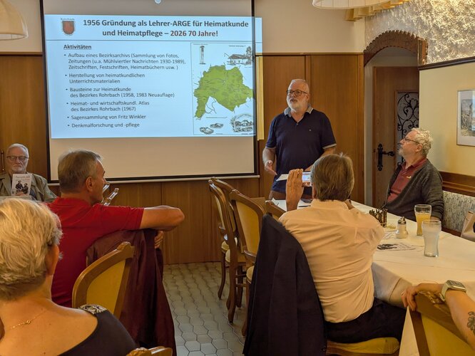 Obmann Kons. Franz Saxinger  | © ARGE Regional- und Heimatforschung OÖ