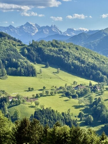 Blick ins Steyrtal vom Hirschengut